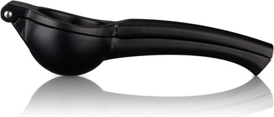 Viski Black Citrus Press, Citrus Juicer, Lemon Squeezer for Cocktails, Bar Accessories, Matte Black Lime Juicer, Metal, Set of 1 - Barbecue Whizz...Watch My Smoke!