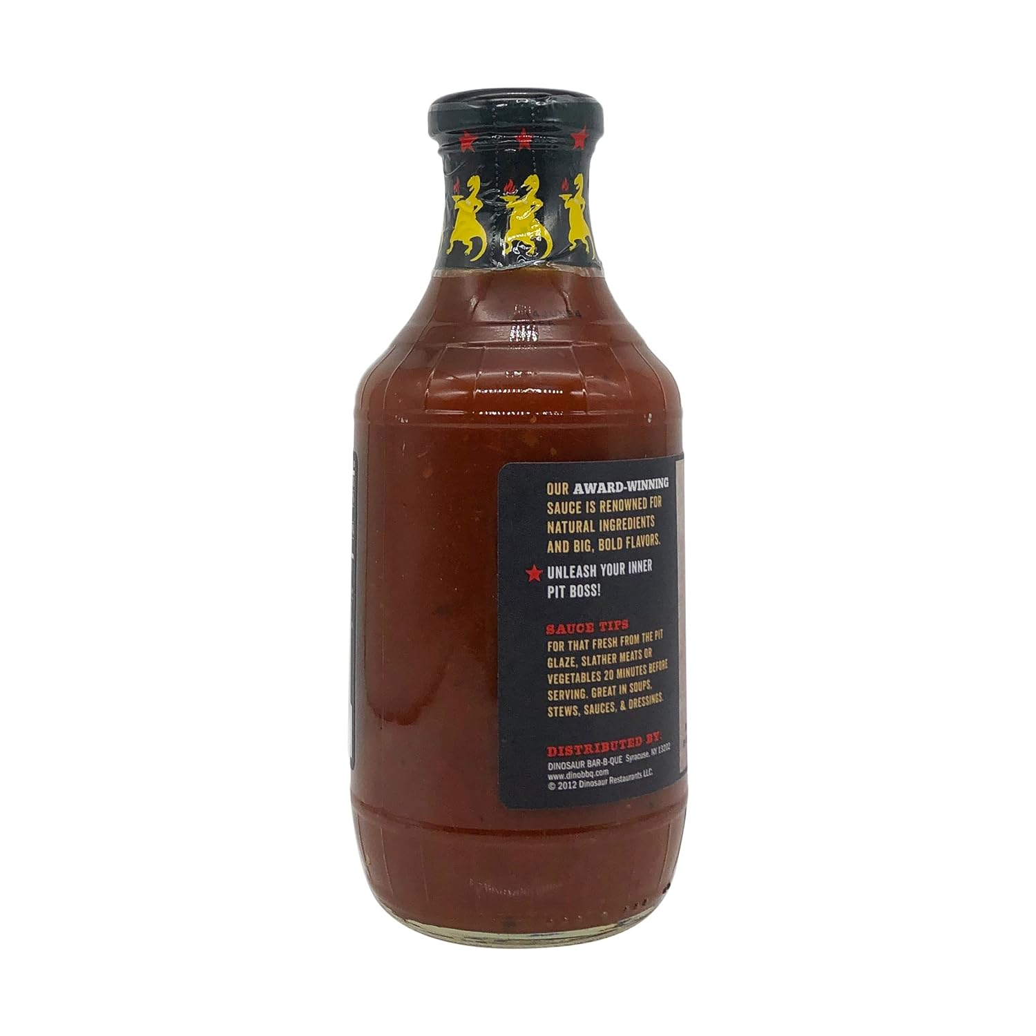 Dinosaur Bar-B-Que Sensuous Slathering BBQ Sauce 19 oz - Barbecue Whizz...Watch My Smoke!