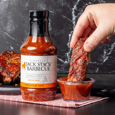 Jack Stack Barbecue Original Sauce - Kansas City BBQ Sauce - Smoked KC BBQ Sauce (2 Pack, 18oz Bottles) - Barbecue Whizz...Watch My Smoke!