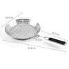 BBQ stainless steel barbecue plate - Barbecue Whizz...Watch My Smoke!