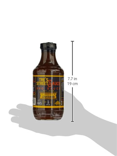 Tre's Street Sauce: Original All-Purpose BBQ Sauce, 16 oz. - Barbecue Whizz...Watch My Smoke!