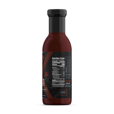 Kosmos Q OP X-1 Secret BBQ Sauce - 15.5 Oz Bottle for Award-Winning BBQ & Marinades - Thick Barbecue Sauce for Tender & Juicy Meat (OP X-1 Secret) - Barbecue Whizz...Watch My Smoke!