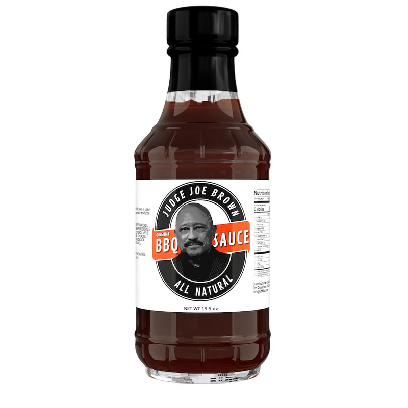 Judge Joe Brown BBQ Sauce & Seasoning Bundle | All Natural Seasoning & Sauce | Original & Spicy Sauce | All Purpose Seasoning | Great gift for the Home BBQ expert or Grill Master - Barbecue Whizz...Watch My Smoke!