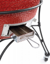 Kamado Joe KJ23RHC Classic Joe II 18-inch Charcoal Grill with Cart and Side Shelves, Blaze Red - Barbecue Whizz...Watch My Smoke!