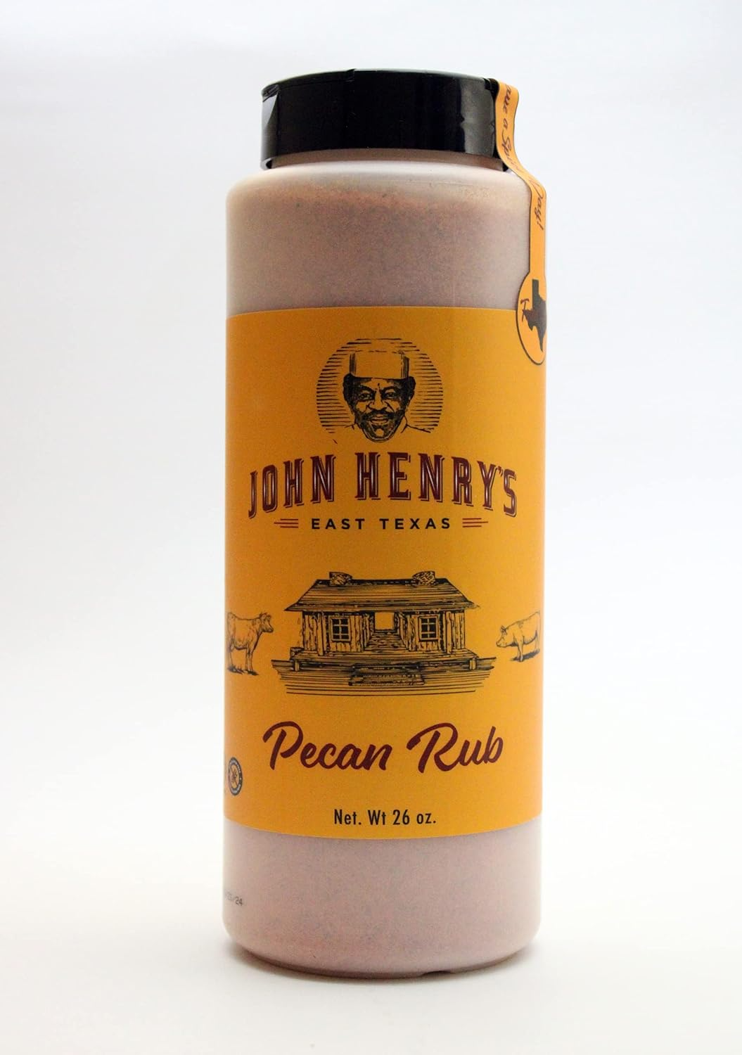 John Henry's Texas Size Pecan Rub BBQ Seasoning - 26 Ounce - Barbecue Whizz...Watch My Smoke!