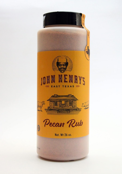 John Henry's Texas Size Pecan Rub BBQ Seasoning - 26 Ounce - Barbecue Whizz...Watch My Smoke!