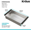 Kraus CS-6 Kore Colander, 16 3/4 inch - Barbecue Whizz...Watch My Smoke!