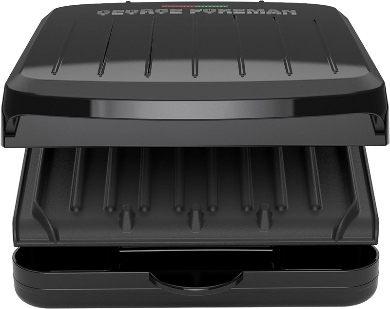 George Foreman 2-Serving Classic Plate Electric Indoor Grill and Panini Press, Black, GRS040B - Barbecue Whizz...Watch My Smoke!