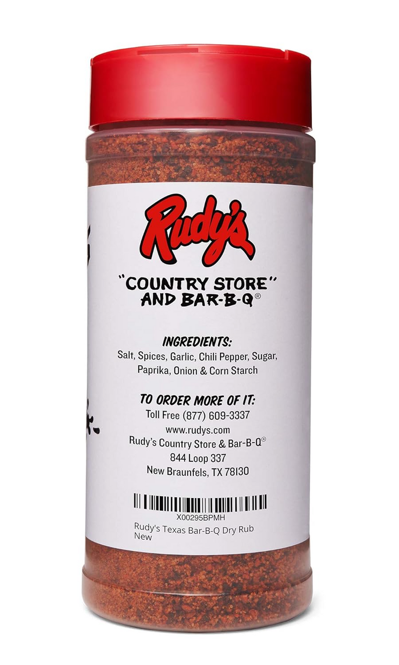 Rudy's Texas Bar-B-Q Dry Rub - Barbecue Whizz...Watch My Smoke!