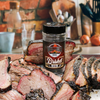 10-42 BBQ Brisket Rub - All-Natural Spice Seasoning for Steak, Rib, Beef Brisket - Barbecue Meat Seasoning Dry Rub - BBQ Rubs and Spices for Smoking and Grilling - No MSG, 0 Calorie - 10.5oz Bottle - Barbecue Whizz...Watch My Smoke!