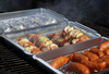 Yukon Glory™ BBQ 'N SERVE Grill Basket Set - Includes 3 Grilling Baskets a Serving Tray & Clip-on Handle - "Patented Grill-to-Table Design" Perfect For Grilling Fish Veggies & Meats - Barbecue Whizz...Watch My Smoke!