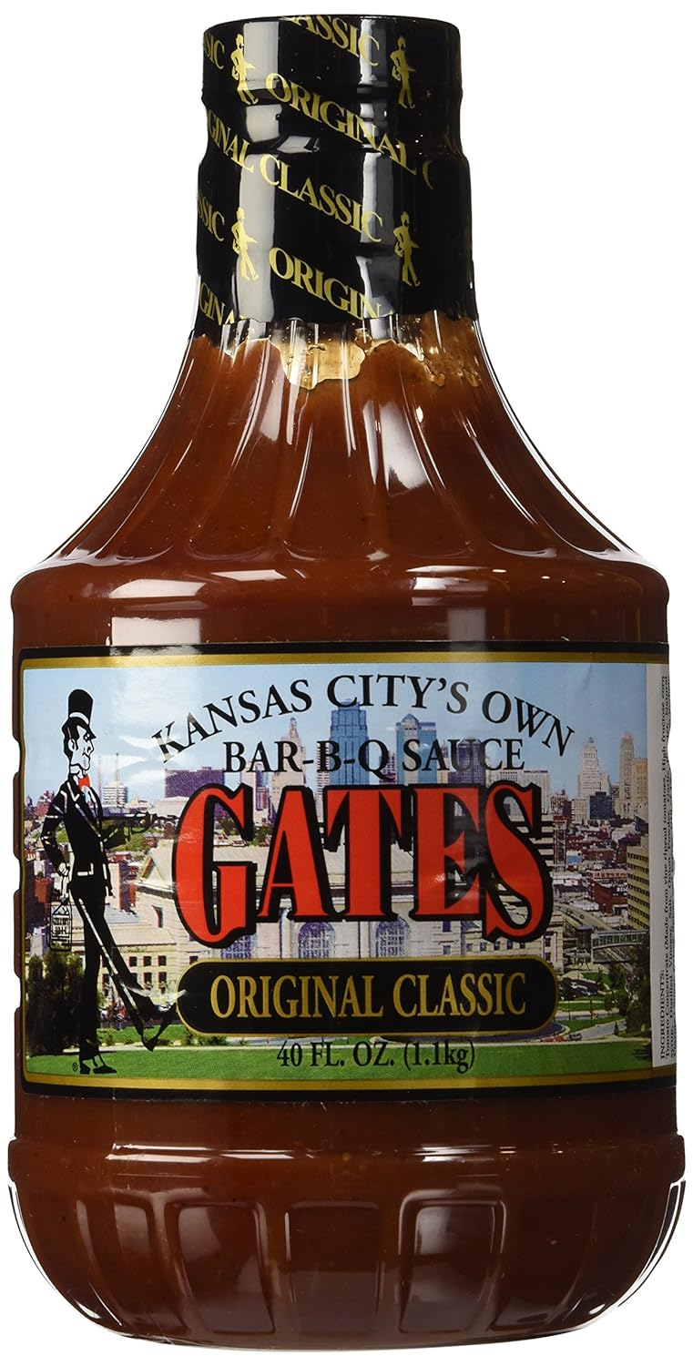 Gates Original Bar-B-Q Sauce 40 oz - 2 Pack - Barbecue Whizz...Watch My Smoke!