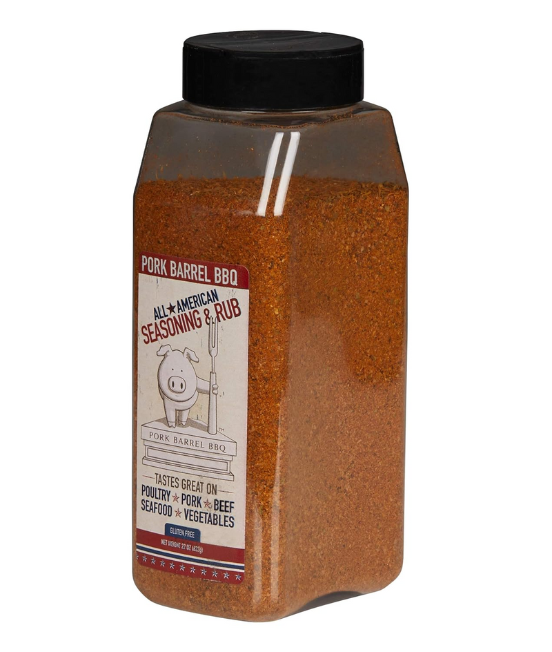 Pork Barrel BBQ All American Seasoning & Rub Catering, 623g - Barbecue Whizz...Watch My Smoke!