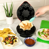 Nostalgia Taco Tuesday Tortilla Bowl Maker For Baked Taco Bowls, Tostadas, Salads, Dips, Appetizers, and Desserts, 8 to 10 Inch Tortillas, Red - Barbecue Whizz...Watch My Smoke!