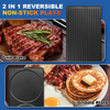 Indoor Grill, CUSIMAX Raclette Table Grill, 1500W Electric Grill Korean BBQ Grill with 2 in 1 Reversible Non-stick Plate/Wooden Base, Party Grill with 8 Trays & Wooden Spatulas, New Model - Barbecue Whizz...Watch My Smoke!