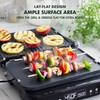 GreenPan 6-in-1 Multifunction Contact Grill & Griddle, Healthy Ceramic Nonstick Reversible Grill & Griddle Plates, Dual Heat Settings, Closed Panini Press, Open Flat Surface, PFAS-Free, Matte Black - Barbecue Whizz...Watch My Smoke!