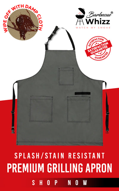 Splash Stain Grilling Aprons - Barbecue Whizz - Barbecue Whizz...Watch My Smoke