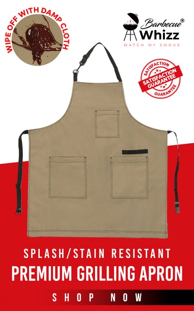 Splash Stain Grilling Aprons - Barbecue Whizz - Barbecue Whizz...Watch My Smoke