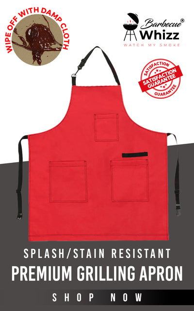 Splash Stain Grilling Aprons - Barbecue Whizz - Barbecue Whizz...Watch My Smoke