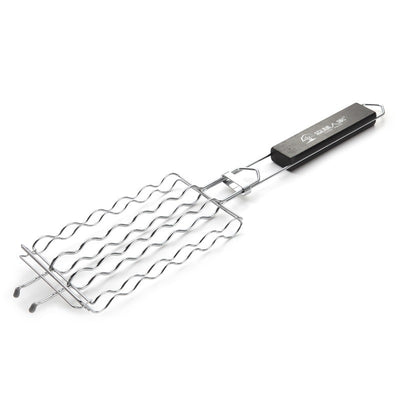 Outdoor BBQ Grill Barbecue Clip Barbecue Basket - Barbecue Whizz...Watch My Smoke!